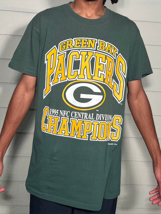 1995 Green Bay Packers NFC Central Divison Champions Tee