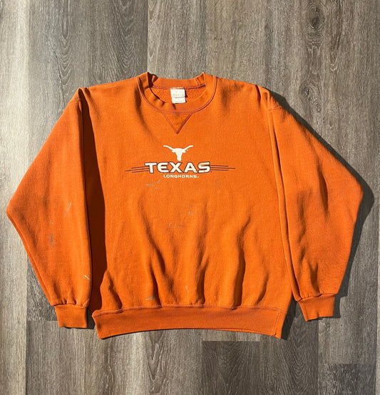 Vintage The University of Texas Longhorns Spellout Sweatshirt